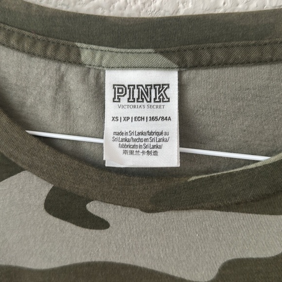 PINK Camo Shirt Size XS - Picture 3 of 6